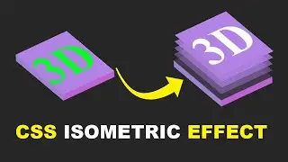 CSS Isometric 3D Layer Effect on Hover