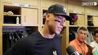 Yankees' Aaron Judge upset after catch broke Dodger Stadium bullpen gate