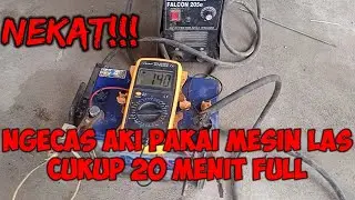 Nekat ngecas aki menggunakan mesin las 200 ampere