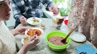 Деревенские хлопоты и вкусные котлетки.