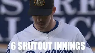 Walker Buehler Throws 3 Hit 6 Shutout Innings with 7 Strikeouts vs Reds in His 3rd Game Back!!