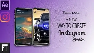 Smooth SlideShow Animation for Instagram Stories in After Effects - After Effects tutorial