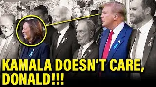 Watch Kamala SNUB TRUMP on LIVE TV... HE'S STUNNED