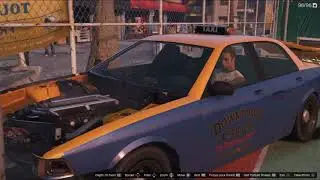 GTA V: Cab Driver Stuck In Tennis Court