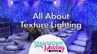 Wedding Lighting Trend: Texture Lighting!