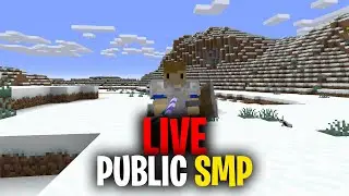 LIVE on my Minecraft SMP for Java & Bedrock (Free to Join)