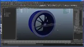 Modeling tutorial in Maya - rim and tire