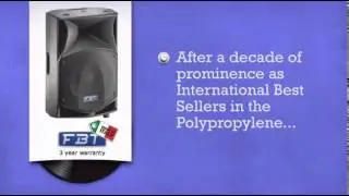 FBT Promaxx 12 600W Professional Passive Loudspeaker - DJkit.com