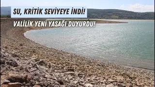 BOLU GÖLKÖY BARAJI’NDA SU SEVİYESİ YÜZDE 35’E DÜŞTÜ (27.08.2024)