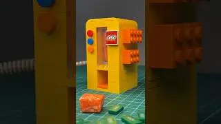 Working Lego Candy Vending Machine with Safe #lego