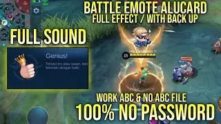 SCRIPT BATTLE EMOTE ALUCARD FULL SOUND NO PASSWORD WORK ABC & NO ABC FILE YVE PATCH