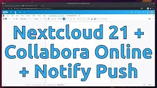 Nextcloud 21 with Collabora & HPB