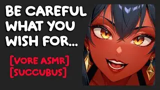 Succubus imprisons you in her stomach! ❤️‍🔥 [F4A] [Vore ASMR] [Stomach Sounds] [Sleep Aid]