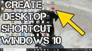 create google chrome website desktop shortcut windows 10