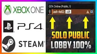 How to Join EMPTY Public Lobby on GTA 5 Online | WORKING SOLO PUBLIC LOBBY GLITCH (Xbox One/PS4/PC)