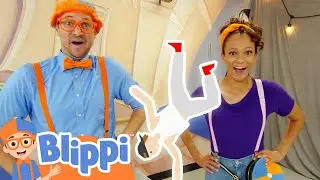 Creation Station | Dance Lessons! Educational Videos for Kids | Blippi and Meekah Kids TV