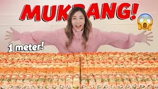 MUKBANG SUSHI VIRAL 1 METER! HARGANYA 1.200.000! 😱