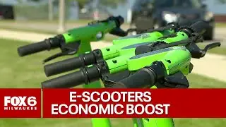 Milwaukee electric scooters; city sees economic boost | FOX6 News Milwaukee