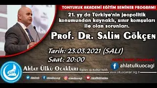 21. yy da Türkiye'nin Jeopolitik konumundan kaynaklı, sınır komşuları ile olan sorunları