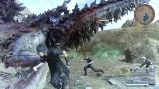 Final Fantasy XV - Bandersnatch Boss Fight Gameplay [1080p HD] PS4 PRO