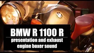 BMW R1100 R presentation and exhaust engine german boxer sound