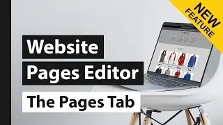 Pages tab - DecoNetwork 8 website pages editor