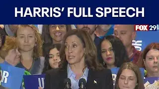 FULL SPEECH: Kamala Harris speaks at Labor Day campaign event in Pittsburgh