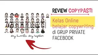 Kelas Online Belajar Copywriting untuk Pemula di Grup FB Yang Murah Meriah - Komunitas COPYPASTI