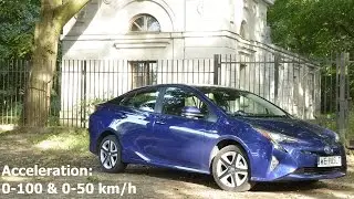 Toyota Prius 2016: acceleration 0-100 km/h & 0-50 km/h (przyspieszenie) :: [1001cars]