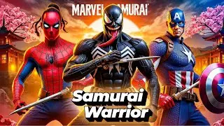 Superheroes as Samurai Warrior 🔥 All Characters (Marvel & DC)