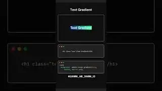 Text gradient css 