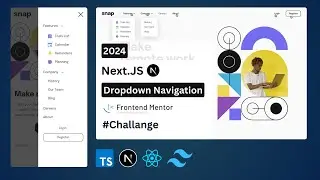 Build and Deploy Navbar Dropdown Navigation with Tailwind CSS, React and Next.js