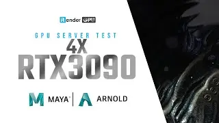 Powerful Render Farm for Maya & Arnold GPU Render with 4 x RTX 3090 | iRender Cloud Rendering