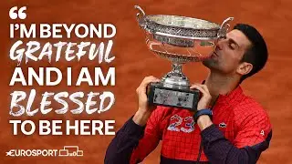 Djokovic Celebrates His 23rd Grand Slam Title! | Roland-Garros 2023 | Eurosport