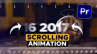 Create Scrolling Year Animation in Adobe Premiere Pro