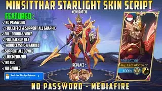 Minsitthar Starlight Crimson Lion Skin Script Full Effect Voice No Password Mediafire Ixia Patch