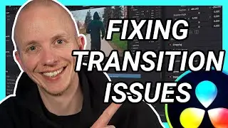 Fixing transition issues in Davinci Resolve 18