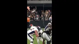 Trevon Moehrig intercepts the Jarrett Stidham pass vs. Denver Broncos