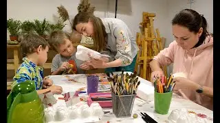 Арт-терапевтическая встреча для детей и родителей с Боженой Уласевич #арттерапия