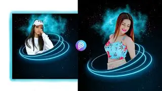 New Neon Photo Editing - Picsart Editing Tutorial - New Neon Effect - EDIT SCHOOL 🔥