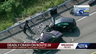 Deadly crash on Route 28 in Allegheny County