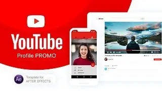 YouTube Profile Promo | Best After Effects Video Templates