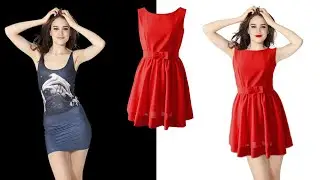 Add and Change Dress in Photoshop | How to add dress to Model | Change Dress photoshop Tutorial