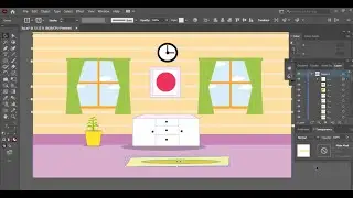 How to make background for cartoon videos in Adobe Illustrator|| cartoon videos k liye background