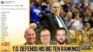 Terrence Oglesby's defends his ABSURD Big Ten rankings | Michigan State to WIN THE LEAGUE?