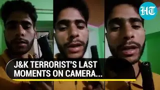 Indian Army Cornered Me: J&K Terrorist Releases Video Moments Before His Encounter in Kulgam