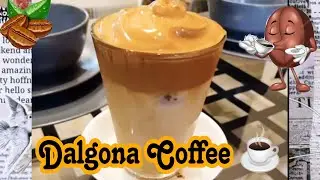 Easy and Affordable Dalgona Coffee at Home Creamy/Frothy Coffee using Fork |No electric mixer