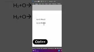 How to Type Mathematics and Chemical Formulas in Microsoft Word 