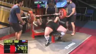 Гадиев Тимур - Жим лежа 240 кг / WRPF World Powerlifting Championship 2015