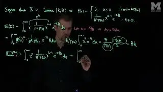 Expected Value and Variance of the Gamma Distribution